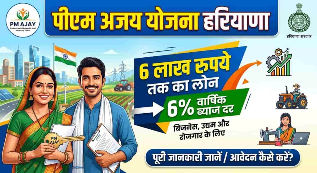 पीएम अजय योजना हरियाणा