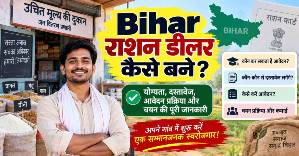 Bihar Ration Dealer Kaise Baneबिहार राशन डीलर कैसे बने पूरी जानकारी